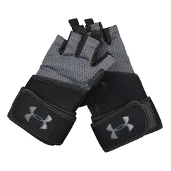 دستکش بدنسازی مردانه آندر آرمور GNV طوسی