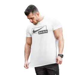 تیشرت ورزشی مردانه نایک مدل MuB-JDi 2131 طوسی