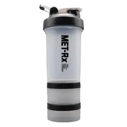 شیکر سه تیکه ورزشی متریکس مدل STRONG-1408 ظرفیت 0.5 لیتر