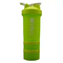 شیکر سه تیکه ورزشی متریکس مدل STRONG-1408 ظرفیت 0.5 لیتر