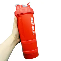 شیکر سه تیکه ورزشی متریکس مدل STRONG-1408 ظرفیت 0.5 لیتر