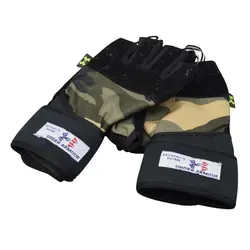 دستکش بدنسازی آندر آرمور مدل GDS-140 چریکی FREE SIZE