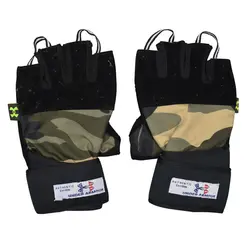 دستکش بدنسازی آندر آرمور مدل GDS-140 چریکی FREE SIZE