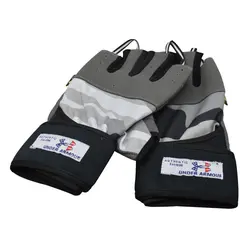 دستکش بدنسازی آندر آرمور مدل GDS-140 چریکی FREE SIZE