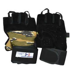 دستکش بدنسازی آندر آرمور مدل GDS-140 چریکی FREE SIZE