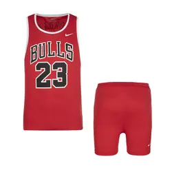 ‫‫‫‫‫ست رکابی و شلوارک ورزشی نایک طرح PY-BULLS 23 قرمز