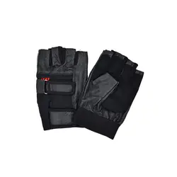 دستکش بدنسازی Three Long چسبدار مشکی