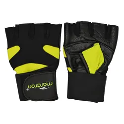 دستکش بدنسازی مردانه ماراتن SMART زرد