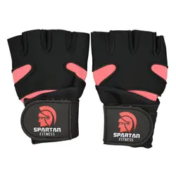 دستکش بدنسازی زنانه اسپارتان مدل KTB-0225 صورتی