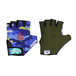 ‫‫دستکش بدنسازی مردانه ریباک مدل GDS طرح چریکی‫