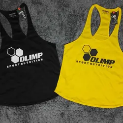 رکابی بدنسازی مردانه الیمپ مدل PY-SIMP0904 زرد