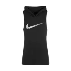 رکابی بدنسازی مردانه کلاه دار نایک مدل Mub-193 مشکی