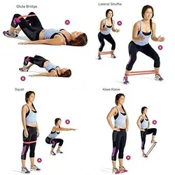 کش ورزشی لوپ تراباند بسته ۴ عددی