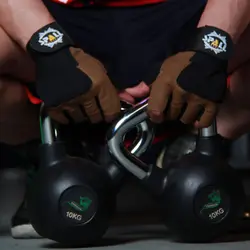 دستکش بدنسازی SPALL Power قهوه ای