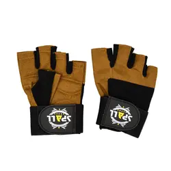 دستکش بدنسازی SPALL Power قهوه ای