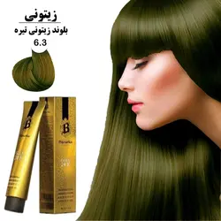 رنگ مو بیجورکا 100میل بلوند زیتونی تیره 6.3