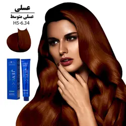 رنگ مو کراتینه جوو عسلی متوسط H5-6.34
