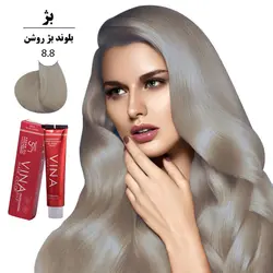 رنگ مو وینا 125میل کراتینه بلوند بژ روشن 8.8