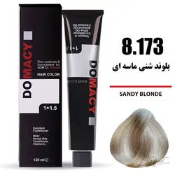 رنگ مو بلوند شنی ماسه ای دوماسی DOMACY سری فشن شماره 8.173