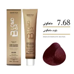 رنگ مو بلوند ماهگونی بلوند بار Blond Bar شماره 7.68Hair Color Blondbar