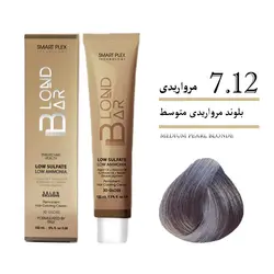 رنگ مو بلوند مرواریدی متوسط بلوند بار Blond Bar شماره 7.12Hair Color Blondbar