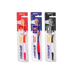 مسواک آل وایت مدل Kick Off Clean با برس سخت HARDAll White Kick Off Clean Medium Toothbrush