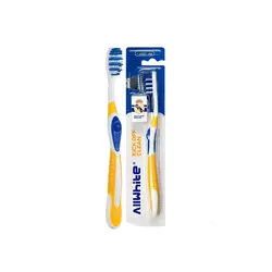 مسواک آل وایت مدل Kick Off Clean با برس سخت HARDAll White Kick Off Clean Medium Toothbrush