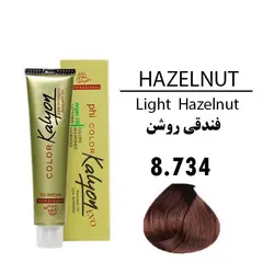 رنگ مو کالیون شماره 8.734 فندقی روشن