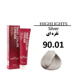 رنگ مو نقره ای استار لیدی (STAR LADY) شماره 90.01 حجم 120 میل