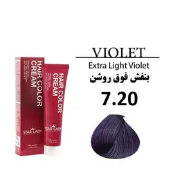 رنگ مو بنفش فوق روشن استار لیدی (STAR LADY) شماره 7.20 حجم 120 میل