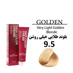 رنگ مو بلوند طلایی خیلی روشن استار لیدی (STAR LADY) شماره 9.5 حجم 120 میل