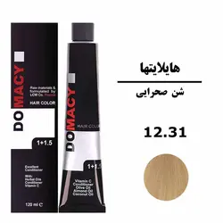 رنگ مو شن صحرایی دوماسی DOMACYسری هایلایتها شماره 12.31