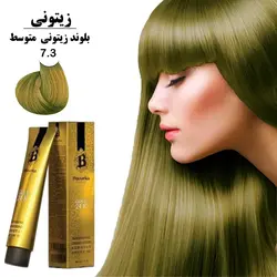 رنگ مو بیجورکا 100میل بلوند زیتونی متوسط 7.3