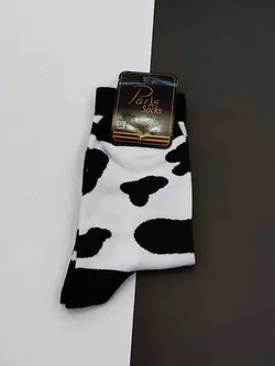 جوراب طرح گاوی ساقدار