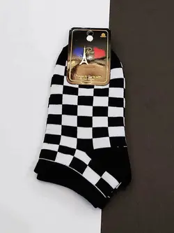 جوراب مچی طرح شطرنجی
