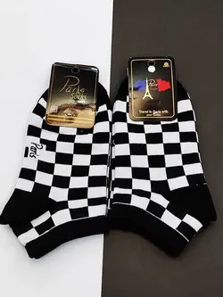 جوراب مچی طرح شطرنجی