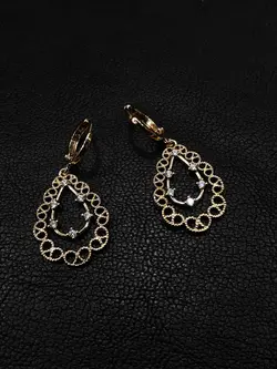 گوشواره حلقه ای آویزدار برند وای اس ایکس طرح سنتی کد 1