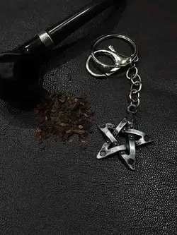 جاکلیدی و آویز کیف ستاره داوود کد 2