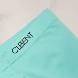 شورت پادار نخی Clevent رنگ آبی کد :shm133-9