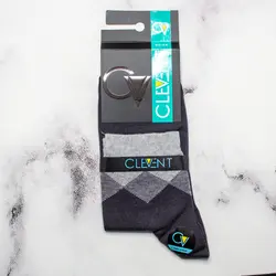 جوراب مردانه نیم ساق بسته 6 عددی برند کلونت CLEVENT کد:som104-3