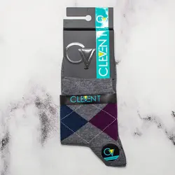 جوراب مردانه نیم ساق بسته 6 عددی برند کلونت CLEVENT کد:som104-2