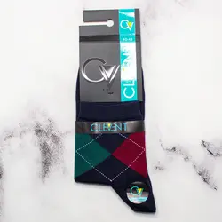 جوراب مردانه نیم ساق بسته 6 عددی برند کلونت CLEVENT کد:som104-2