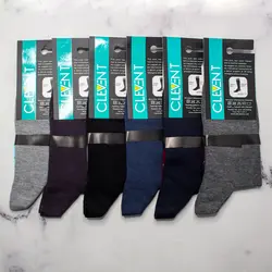 جوراب مردانه نیم ساق بسته 6 عددی برند کلونت CLEVENT کد:som104-2