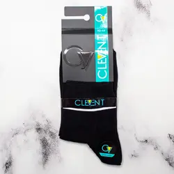 جوراب مردانه نیم ساق بسته 6 عددی برند کلونت CLEVENT کد:som104-11