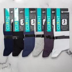 جوراب مردانه نیم ساق بسته 6 عددی برند کلونت CLEVENT کد:som104-11