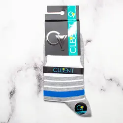 جوراب مردانه نیم ساق بسته 6 عددی برند کلونت CLEVENT کد:som104-7