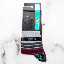 جوراب مردانه نیم ساق بسته 6 عددی برند کلونت CLEVENT کد:som104-7
