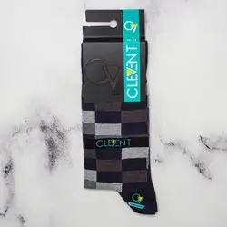 جوراب مردانه ساق دار بسته 6 عددی کلونت CLEVENT کد:som105-10