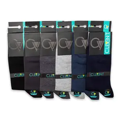 جوراب مردانه ساق دار بسته 6 عددی کلونت CLEVENT کد:som105-9