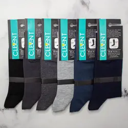 جوراب مردانه ساق دار بسته 6 عددی کلونت CLEVENT کد:som105-9